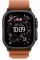 Apple Watch Ultra 3 GPS + Cellular, 49mm Black Titanium Case with Terra Cotta Alpine Loop - Small